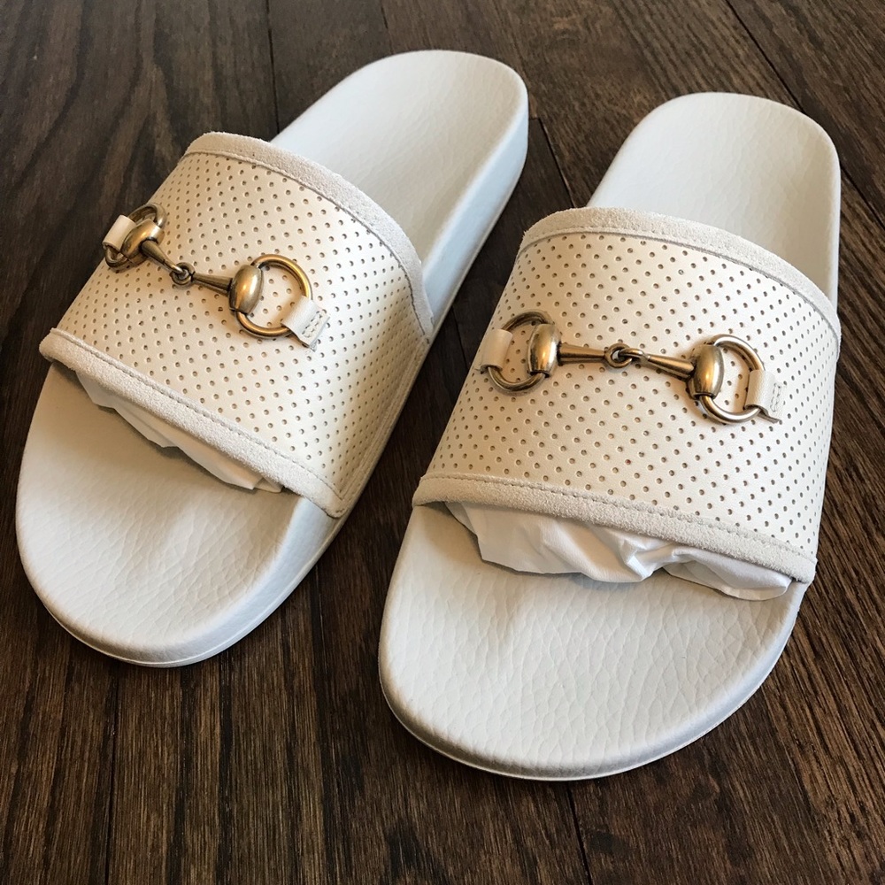 Gucci minosse horsebit slides
